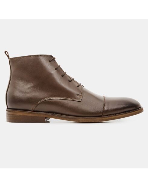 Derbies mid bout droit marron