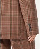 Veste blazer à carreaux Repos marron