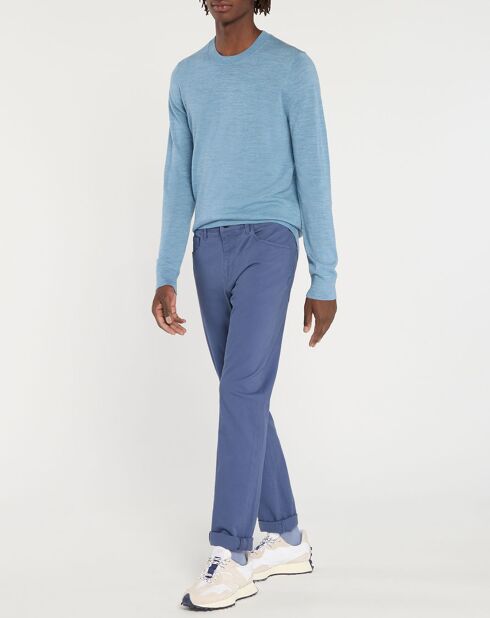 Pantalon en Coton stretch Kuflex bleu vintage