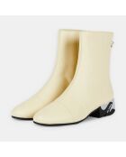 Bottines en Cuir Solaris High beiges
