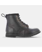 Boots en Cuir Ubac à lacets noires