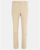 Pantalon stretch Biaza  beige foncé