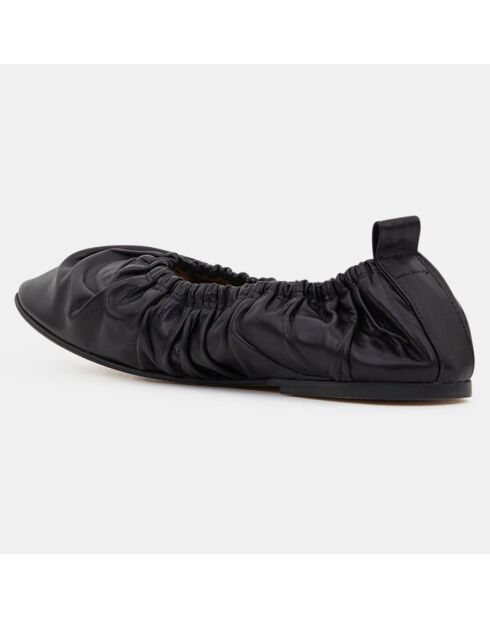 Ballerines en Cuir Souples noires