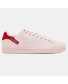 Sneakers en Cuir Orion rose/rouge