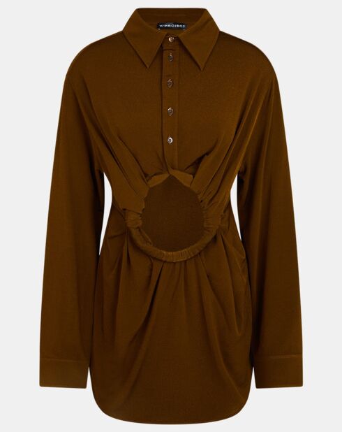 Chemise Infinity marron