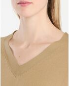 Pull en Laine Paco beige foncé