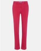 Pantalon chino Cyrilp rose foncé