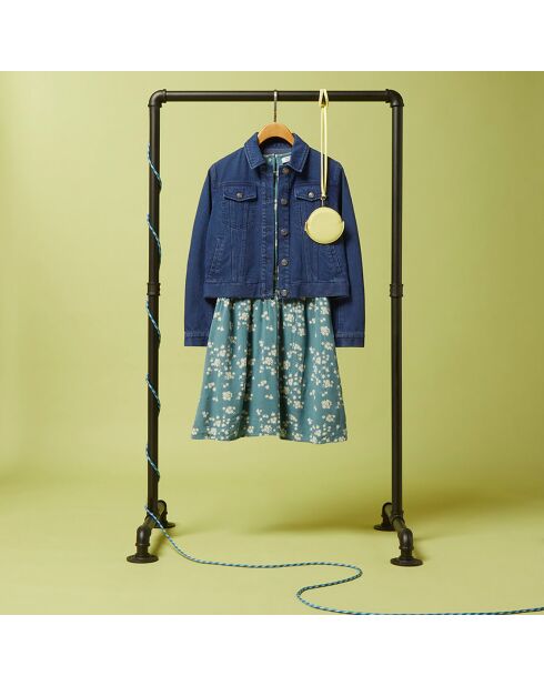 Veste en jean Mira en toile de coton bleu