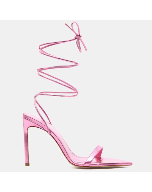 Sandales en Cuir Isabella roses - Talon 10.5 cm