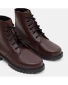 Boots en Cuir Keff marron