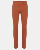 Pantalon en Coton stretch Kuflex marron clair