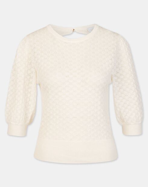 Jersey calado blanco Augusto