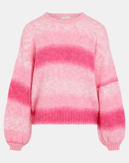 Leicht gewaschener rosafarbener Cairo Knit Blend Pullover