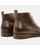 Derbies mid bout droit marron