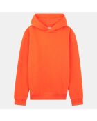 Sweat à capuche en Coton bio Voons orange