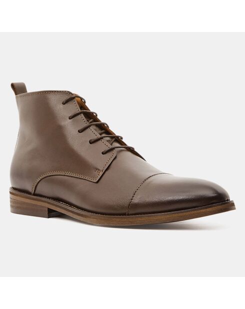 Derbies mid bout droit marron