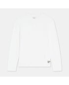 T-Shirt en Coton bio Felipe manches longues blanc