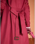 Imperméable trench Paxi Maxi rouge foncé