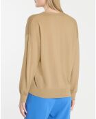 Pull en Laine Paco beige foncé