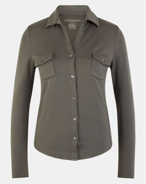 Chemise  gris foncé