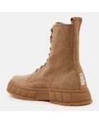 Boots montantes 1992 camel