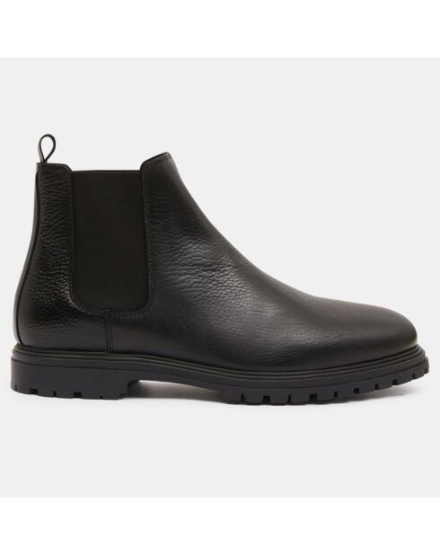 Chelsea boots semelle crantée noires