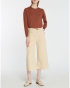 Jean style jupe culotte en Coton Regan Dumbo écru