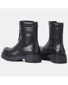 Boots en Cuir Cosmo noires - Talon 5 cm