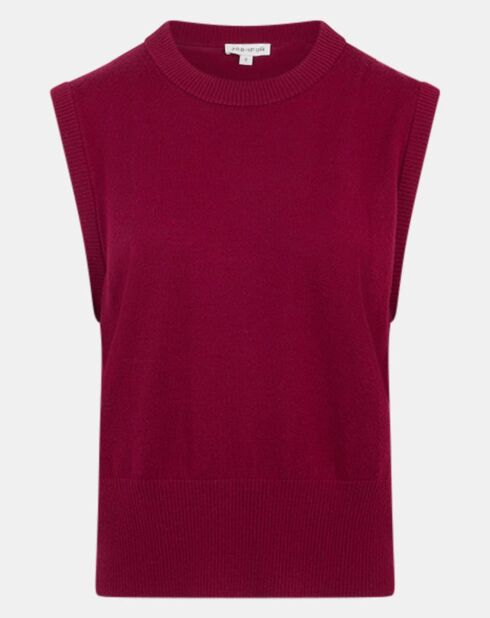 Pull en Laine mélangée Polux rouge foncé