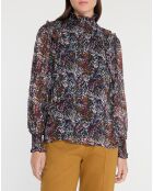 Blouse Thelma imprimée multicolore