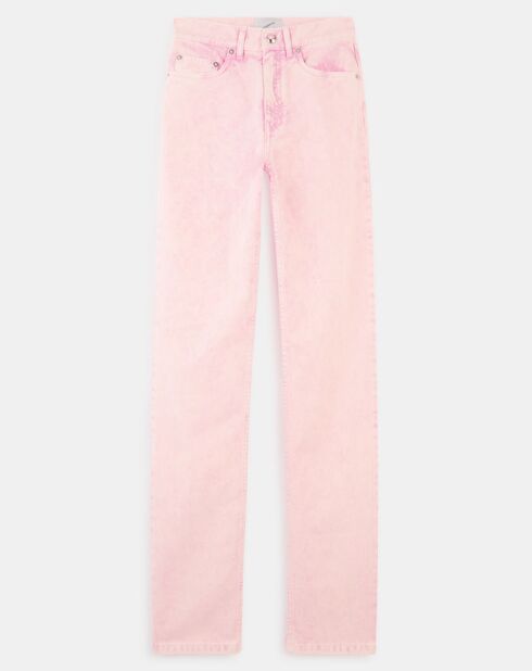 Jean Straight Leg Denim rose clair