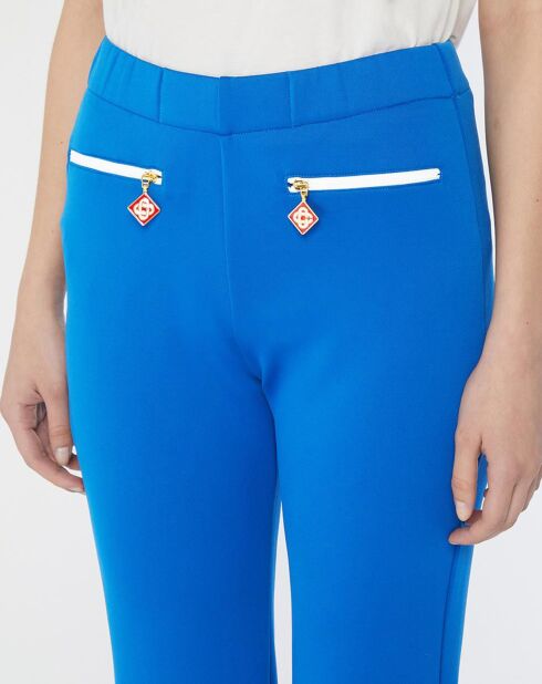 Pantalon Zip Pocket bleu électrique