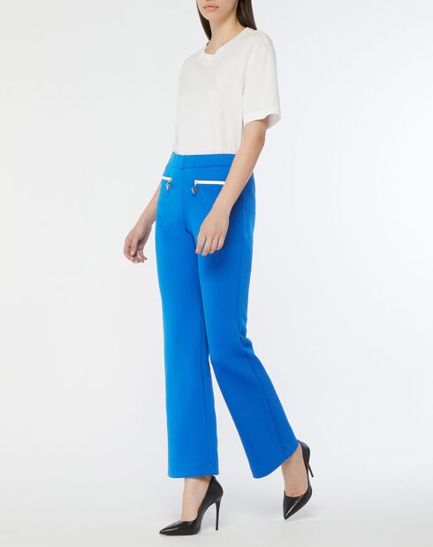 Pantalon Zip Pocket bleu électrique