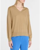 Pull en Laine Paco beige foncé