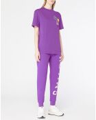 T-Shirt en Coton bio Smiley violet