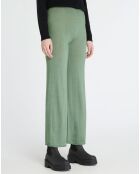 Pantalon 100% Cachemire vert