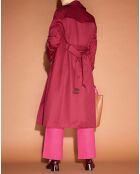 Imperméable trench Paxi Maxi rouge foncé