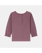 T-Shirt en coton bio Ama imprimé violet