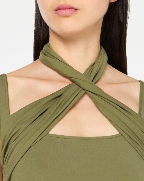 Khakifarbenes Yuri Canotta Top