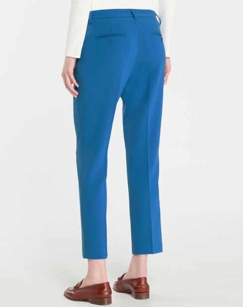 Pantalon à pince Mini bleu