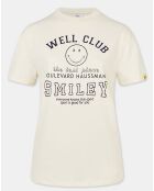 T-Shirt en Coton bio Smiley écru