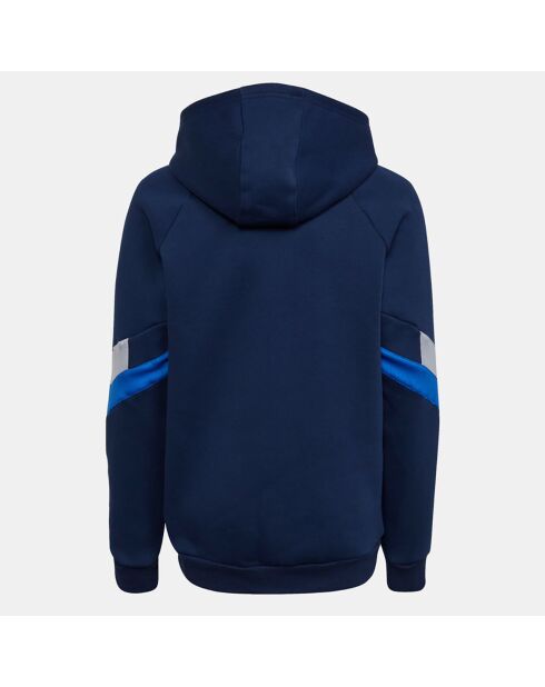 Sweat à capuche bleu foncé