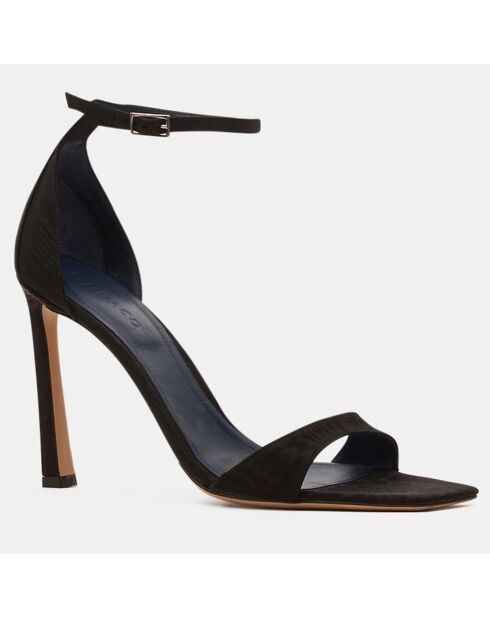 Sandales Talon Haut noires - Talon 10 cm