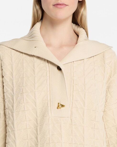 Pull ample Bay beige
