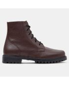 Boots en Cuir Keff marron