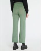 Pantalon 100% Cachemire vert