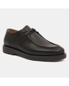 Derbies chasseur semelle gomme noires