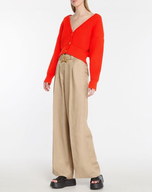 Mount rote Strickjacke