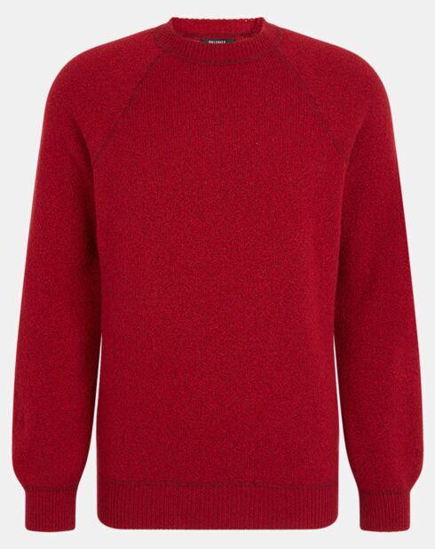 Pull droit en Laine mélangée Duleat rouge moyen