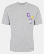 T-Shirt en Coton bio Bloose Smiley® gris chiné